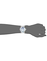 Disney "Princess metal reloj Casual de cuarzo de mujeres, color: plateado (Modelo: wds000179)