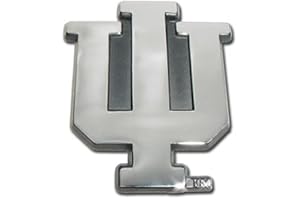 ELEKTROPLATE Indiana University Hoosiers "IU" Chrome Plated Premium Metal Car Truck Motorcycle NCAA College Emblem
