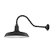 Dolan Designs Black Gooseneck Barn Light with 16