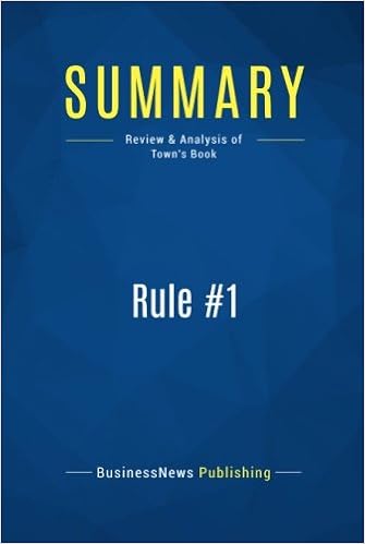 Summary Rule 1 Review And Analysis Of Town S Book Publishing Businessnews 9782511047576 Amazon Com Books