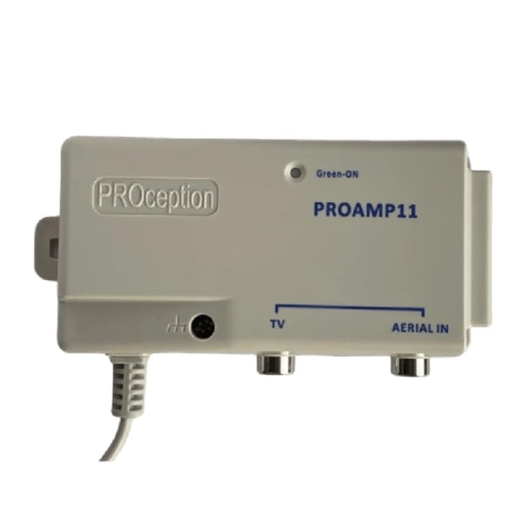 Proception PROAMP11 1 Way Professional Indoor Digital Aerial Signal Booster Amplifier for TV