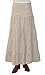 Baby'O Women's Long Ankle Length Tiered Corduroy Maxi Skirt