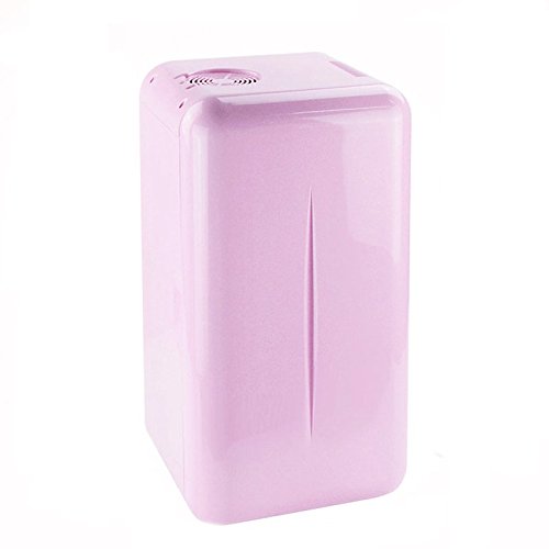 Cooler and Refrigerator 15L Mini mini refrigerator student dormitory Office Cosmetic fresh-keeping refrigerator,Pink_49.325.626cm