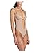 Leright Women's U Plunge Body Suit Backless Thong Bottom Bridal Shapewear, Nude, 36