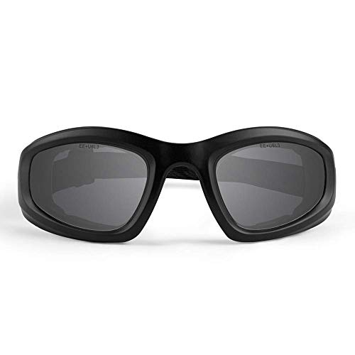 2 Pairs Epoch Motorcycle Goggles with Black Frames and Clear Smoke Lenses - Thumbnail 4