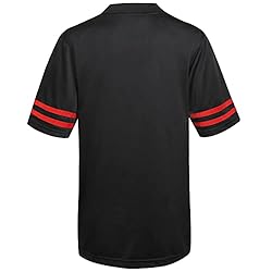 Pullonsy Plain USA Football Jersey for Men Dad