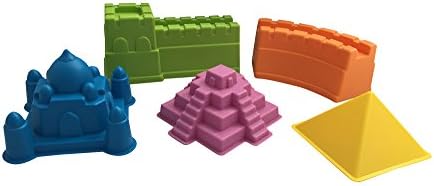 Buildings of the World Beach Toy Sand Mold Set - Egyptian Pyramid, Taj Mahal, Great Wall, Mayan Pyramid