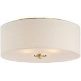Maxim Bongo-Three Light Semi Flush Mount-18 Inches Wide by 7.75 inches high-Natural Aged Brass Finish