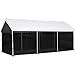 ShelterLogic MaxAP 2-in-1 Canopy with Screen Kit, White, 10 x 20 ft.