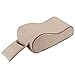 Car Center Console Comfort Support Armrest Cushion PU Leather & Memory Foam Pad (Beige)