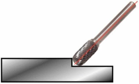 KS Tools 515.3242 Carbide Rotary Burrs WRC Sphero-Cylindr - Image 3