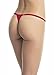 Laura Women's Adjustable Thong 103016 Red Small