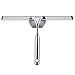 GWHOLE Stainless Steel Shower Squeegee with Blade, Wall Bracket