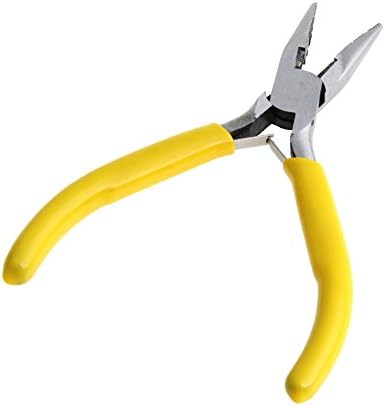 Xincu Mini Long Nose Jewelry Pliers, Practical Jewelry Handmade Carbon Steel Tool DIY