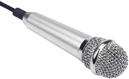 Electrobot Mini Condenser Microphone with 3.5mm Plug Universal Conector Mobile Phone and Mic Stand