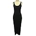 Usstore Women Dress Bandage Bodycon Party Cocktail Maxi Long Dresses (Asia S, Black)