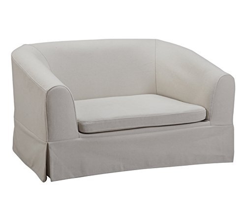 Tov Furniture TOV-P2031-B Molly Upholstered Waterproof Luxury Linen Pet Bed, Beige