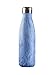 BonBon 17 Oz (500 ml) Vacuum Insulated Water Bottle | Double Walled Stainless Steel Cola Shape Travel Sports Water Bottle - BPA Free, Keeps Your Drink Hot & Cold (Blue Water)