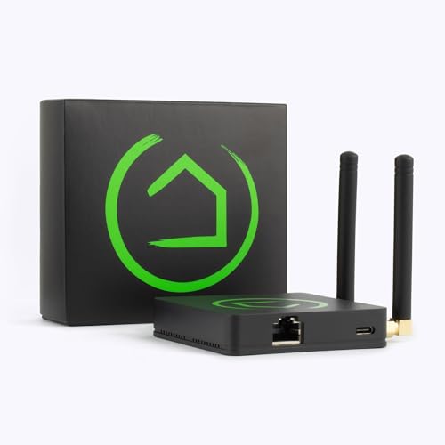 Hubitat Elevation C-8 Pro Smart Home Automation Hub – Latest Platform Updates – Matter 1.5, Z-Wave 800 LR, Zigbee 3.0 & Bluetooth – Local Control (No Cloud) – Alexa, Apple HomeKit & Google Home