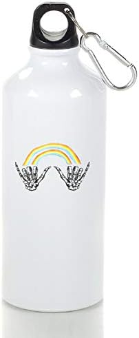 ErLiu Ss Louis Tomlinson Skele-Hands Aluminum Outdoor Sports Bottle Mountaineering Kettle White