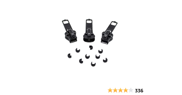 Zipper Repair Kit 5 Vislon Auto Lock Sliders 3 Universal Sliders And Stops Included Made In The United States Amazon Com