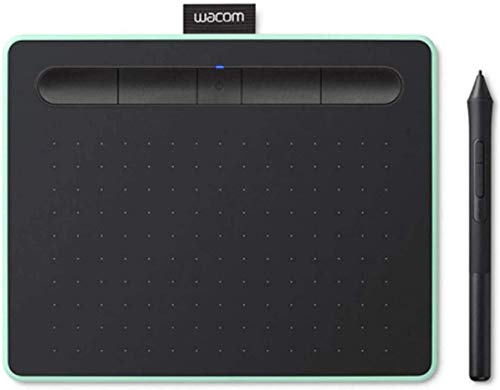 Wacom Intuos M Tavoletta Grafica Bluetooth Pistacchio con Penna per Dipingere, Disegnare ed Editare Foto con 3 Software Creativi Inclusi da Scaricare - Adatta per l'Home Office e l'E-Learning