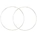 GIRLPROPS Very Thin Endless Hoops, 60mm 2 3/8