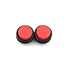 Red Magnetic Design - Acrylic Fake Plugs - Cheaters - 0G Gauge - 8mm