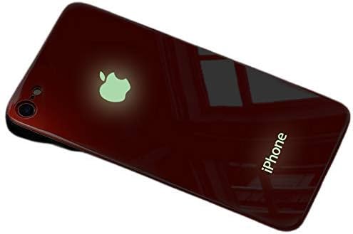 Vaku Luxos ® iPhone 6 Plus/iPhone 6s Plus Radium Glow Case Light Illuminated Logo 3D Designer Case Back Cover - Red