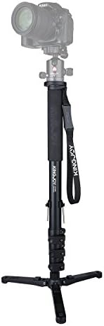 Flip Lock Camera Monopod, Kingjoy MP4008F Professional 4-Section Video Monopod Tripod Stand for Canon Nikon DSLR Camcorders