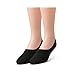 SHEEC - No-Show Hidden Socks for Men (Black/ Regular)- SoleHugger ACTIVE 2-Pair Pack