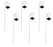 Wren H438 21-Inch Stainless Steel Stake with Copper Re-Usable Plant Tag, 6-Pack
