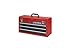 Craftsman 3-Drawer Metal Portable Chest Toolbox Red primary