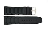 BLACK 26MM RUBBER COMPOSITE SPORT WATCH BAND STRAP FITS INVICTA