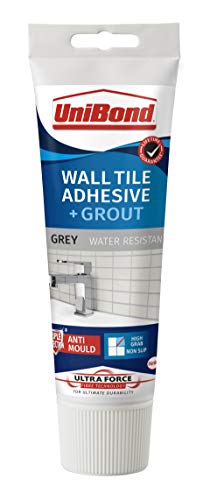 UniBond 2643637 Ultraforce Wall Tile Adhesive and Grout, Grey