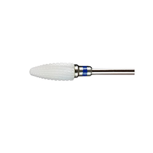 Pana Professional - White Flame Ceramic Bit 3/32" Shank Size - Nail Drill Bit for Dremel Machine