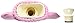 2 Liter Premium Classic Rubber Hot Water Bottle w/Cute Knit Cover (2 Liter, Beige/Pink Good Night)