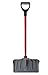 TABOR TOOLS Snow Pusher with Fiberglass Handle, 18 Inch Wide Blade, Snow Shovel with Comfortable D Grip Handle. J219A. (Snow Pusher, Long 35 Inch Handle)