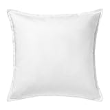 Ikea Cushion Pillow Cover Bright White Gurli 20x20