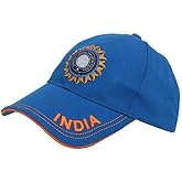 KNK India Cricket Cap, Cotton Supporter Hat for ODI T20 and Test Fans