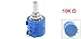 Uxcell 3590S-2-103L 10-Turn Rotary Wire Wound Precision Potentiometer Pot, 10K Ohm