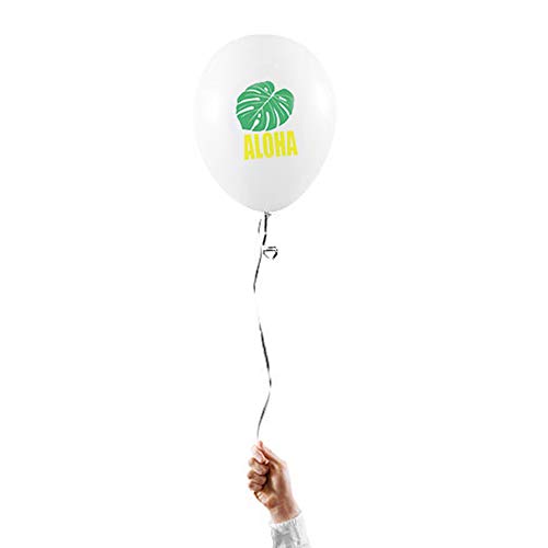 Palm Leaf Pineapple Watermelon Flamingo Cactus Leaves and Fruits Balloons - (6 Pack) Confetti Latex Balloons Jungle Party Palm Leaf Summer Tropical Hawaii Decoration Birthday, Wedding, Baby Shower
