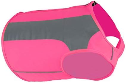 See Spot Trot - See Spot Zip EV Sport High Visibility Reflective Dog Safety Vest, Ideal to Keep Dogs Safe While Walking or Hunting. (Small, Bright Pink)