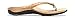 Vionic Women's Rest Bella II Toepost Sandal - Ladies Flip Flop with Concealed Orthotic Arch Support Gold Cork 9 M US