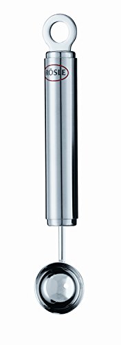RÃ¶sle Stainless Steel Round-Handle Small Melon/Potato Baller, 6.3-inch