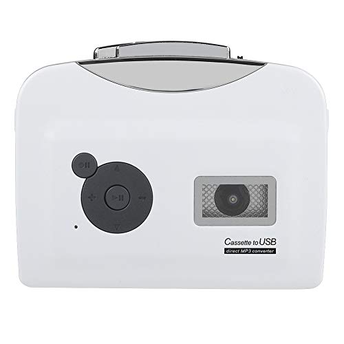 Socobeta Convertitore da Lettore Musicale Audio Convertitore da Cassetta Ricaricabile a MP3 con Cavo USB