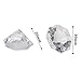 OUTUXED 160pcs 30mm Clear Acrylic Diamonds Table Confetti Crystal Plastic Acrylics Gemstones for Table Scattering Wedding Bridal Shower Party Decorations Vase Fillers