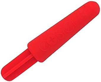 Safe Ear Cleaner,Soft Mini Medical Silicone Spiral Earwax Removal Tool for Kids and Adults (Red)