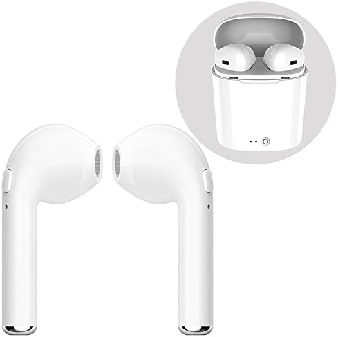 Wisdomlife Wireless Headset, Bluetooth Headset Earphones Sport Headphones, with Charging Box for iPhone X/8/7/6/6s and Most Android Smartphones