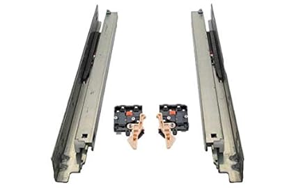 Hardware Gobrico Under Mounted Soft Close Drawer Slides 18 Full
